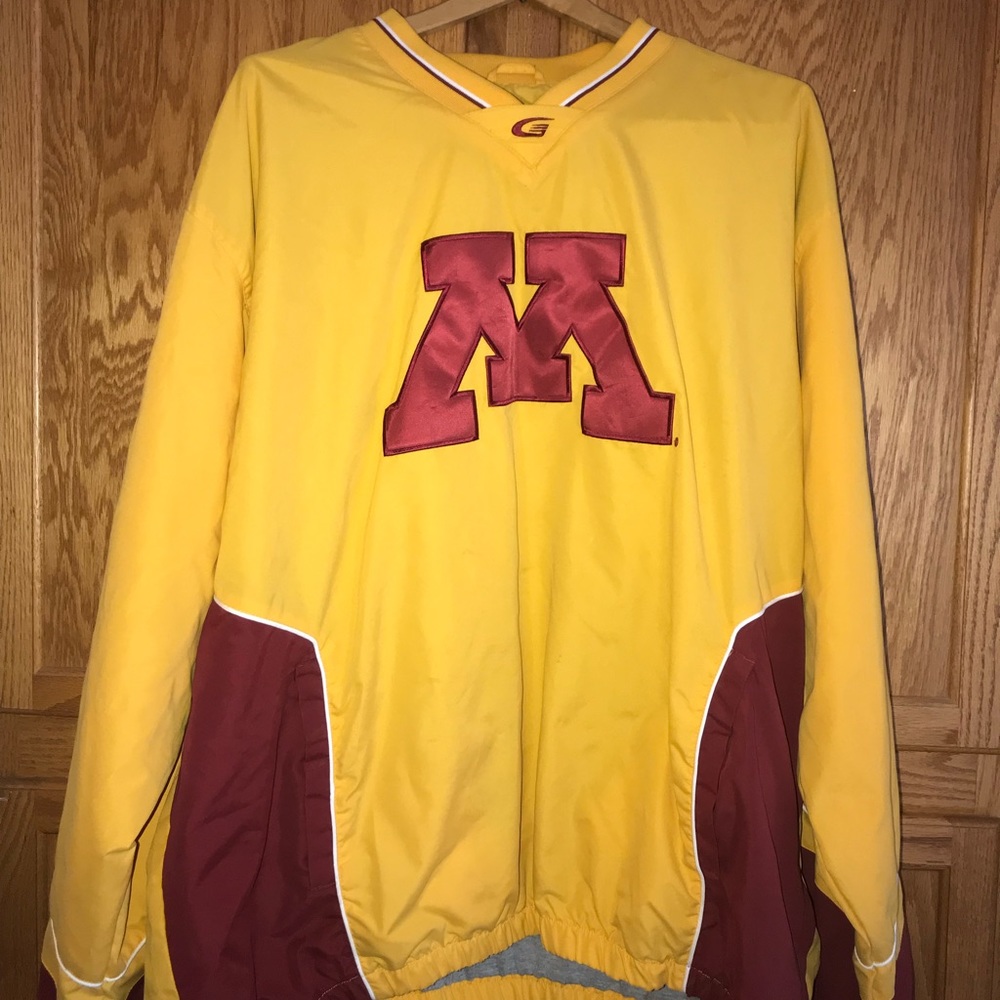 Vintage Minnesota Gophers Jacket Pullover NCAA 2XL